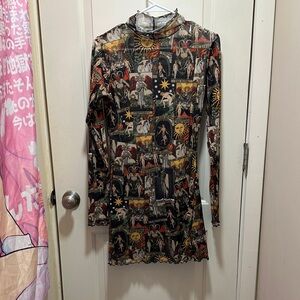 Horoscopez See through tarot card dress